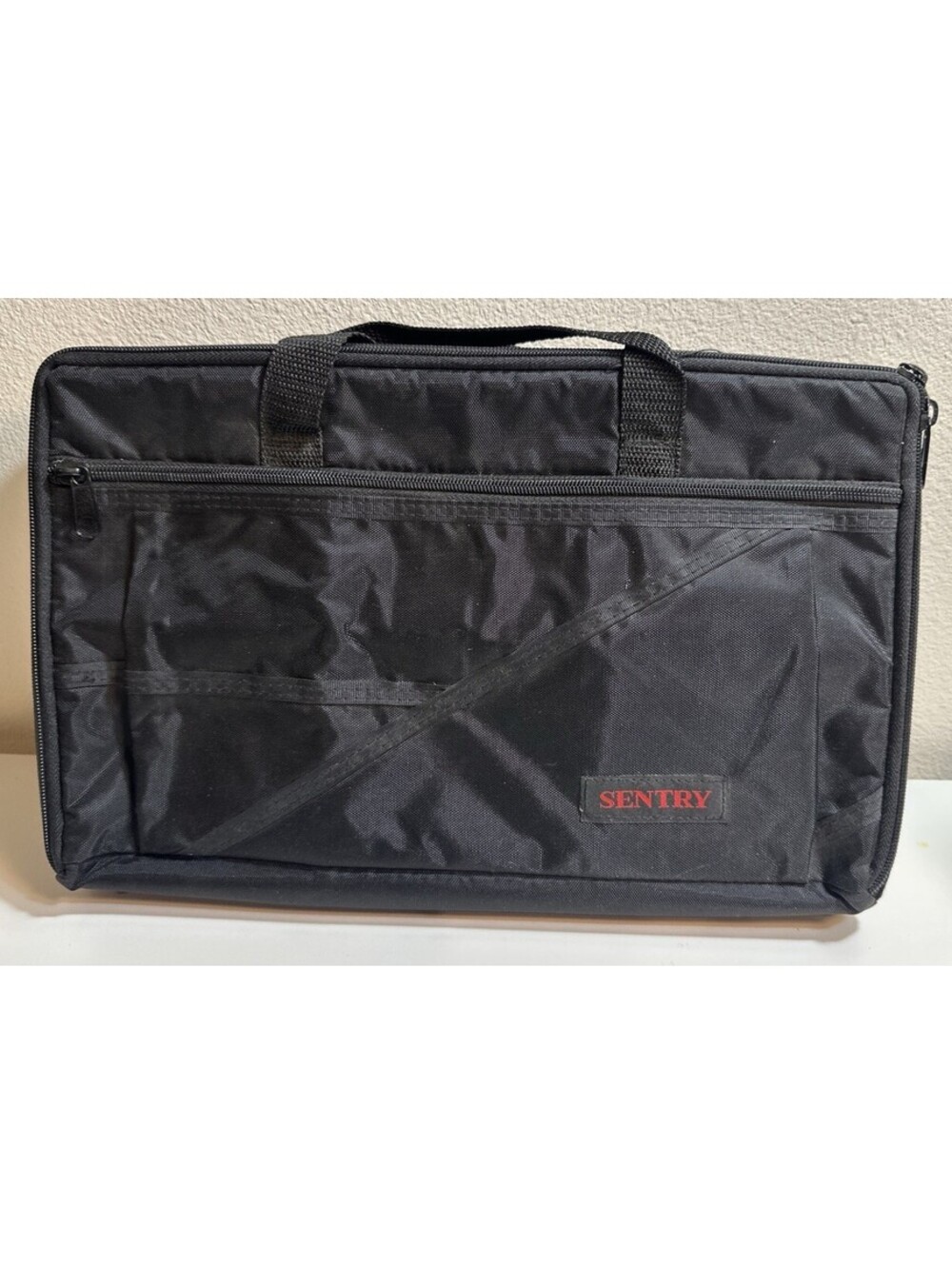 Vintage Sentry Cassette Case - Cases Black 30 Compartment